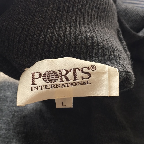 100% merino wool grey turtle neck, size XS-S - Picture 2 of 3